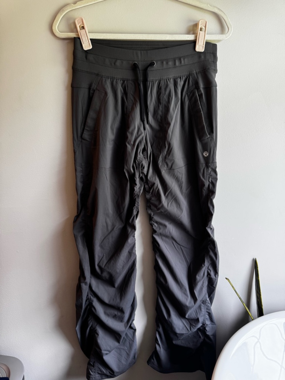 lululemon athletica dance studio pants, dark grey